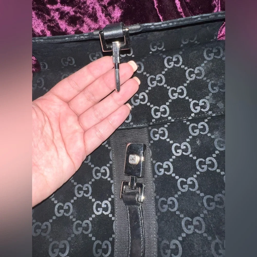 Gucci Suede Jackie Backpack - Picture 2 of 10
